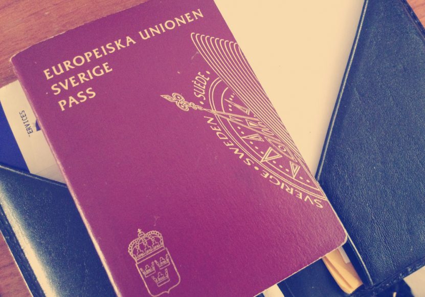 passport expiry travel sweden