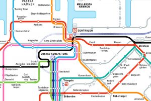 Malmö transport map – handy when getting around Malmö