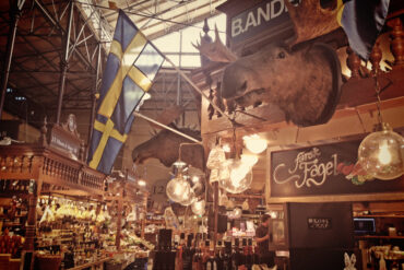 Food hall in Östermalm, Stockholm