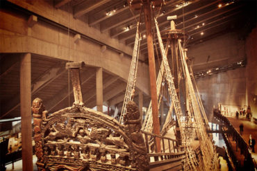 The warship at the Vasa Museum Stockholm