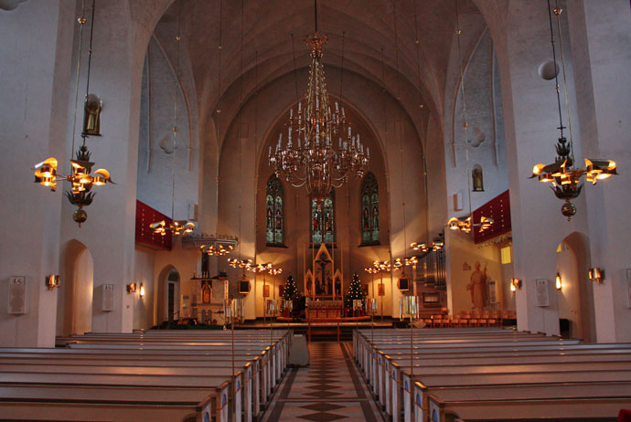Inside Luleå Cathedral