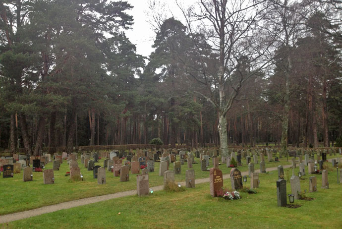 Skogskyrkogården is one of the possible day trips from Stockholm