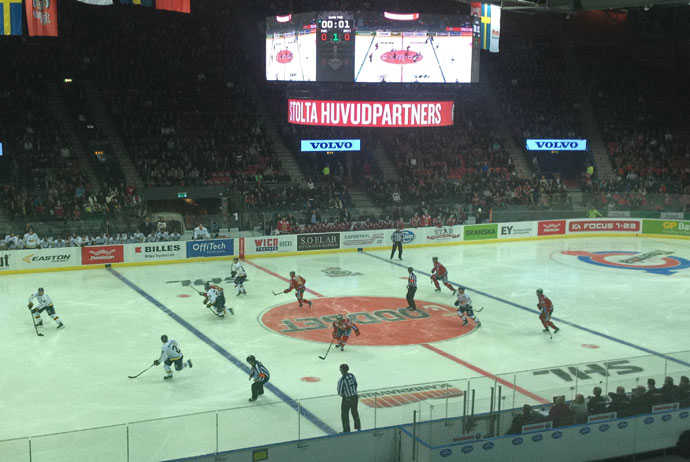 You can watch the Frölunda Indians playing ice hockey in Gothenburg
