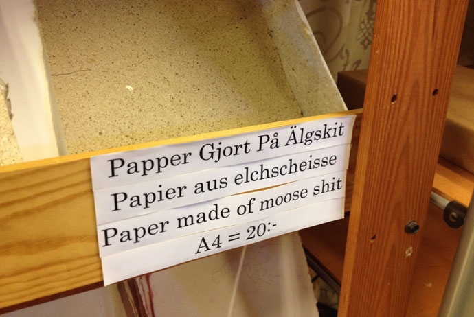 Moose Poo paper