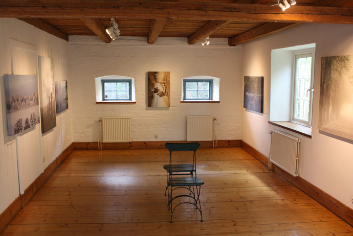Art gallery at the manor called Nääs in Sweden