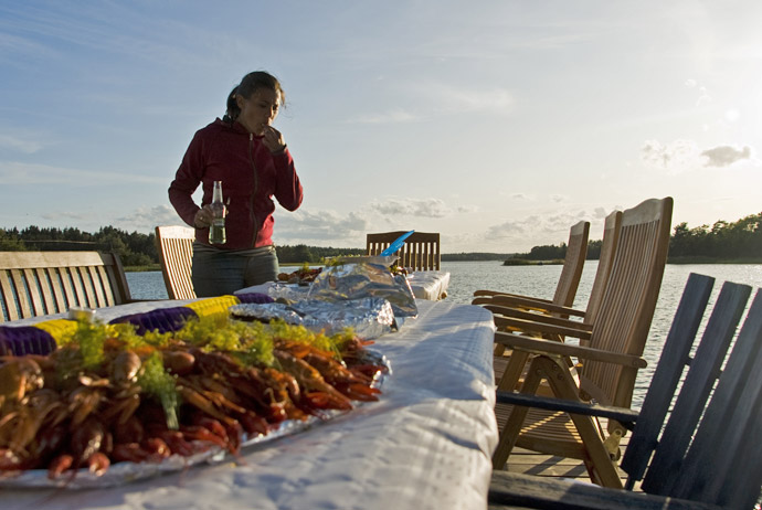 Crayfish season in Sweden