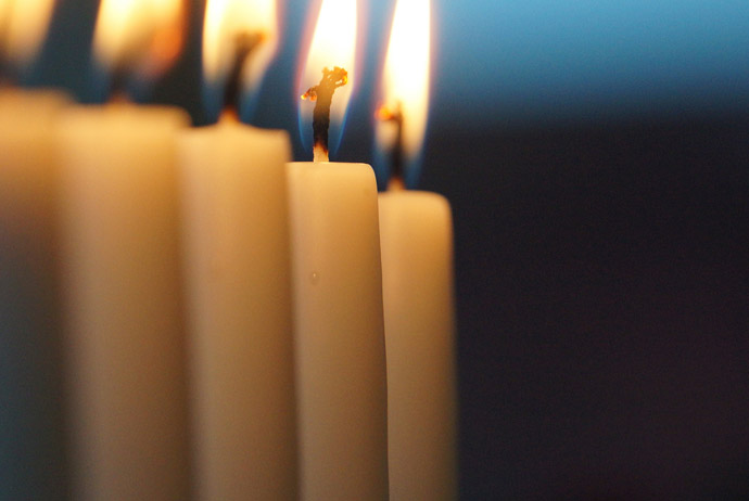 Candles are important in December