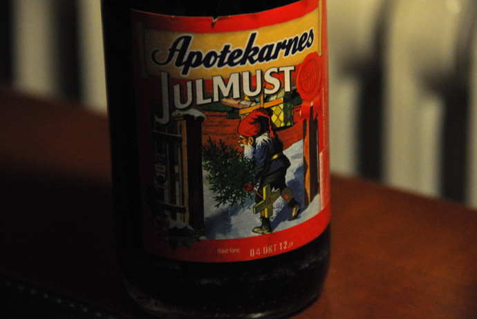 Julmust is a popular drink in Sweden at Christmas