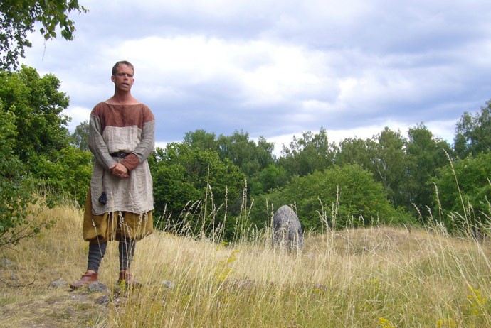 The Viking town at Birka, Sweden