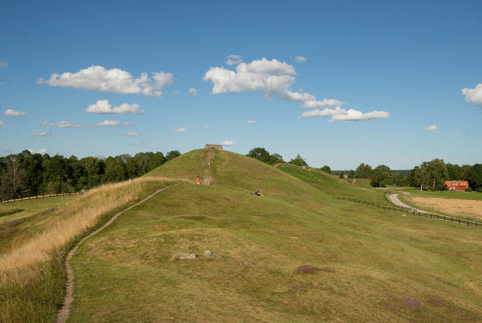 The burial mounds at Gamla Uppsala