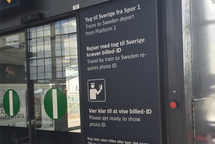 Border controls between Sweden and Denmark