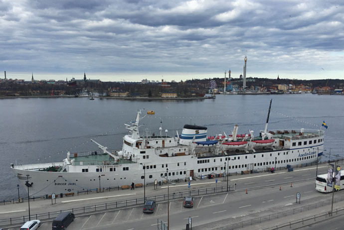 Ånedin Hostel is a boat hotel in Stockholm 