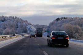 The road from Stockholm to Gothenburg
