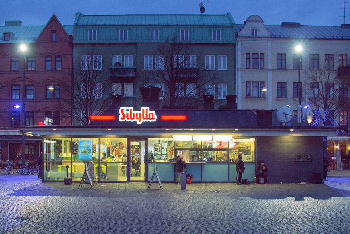 Sibylla is a popular place for fast food in Sweden