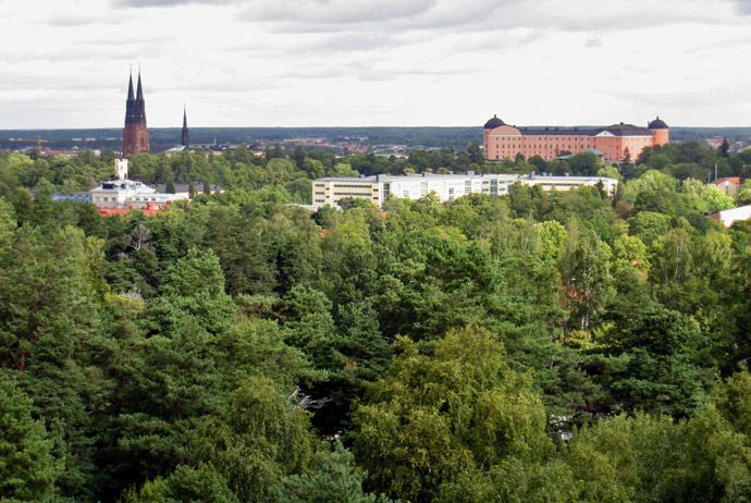 Stadsskogen is a great nature area in Uppsala