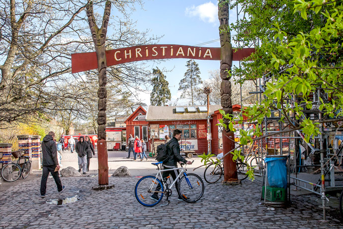 Christiania is a good place to chill out in Copenhagen