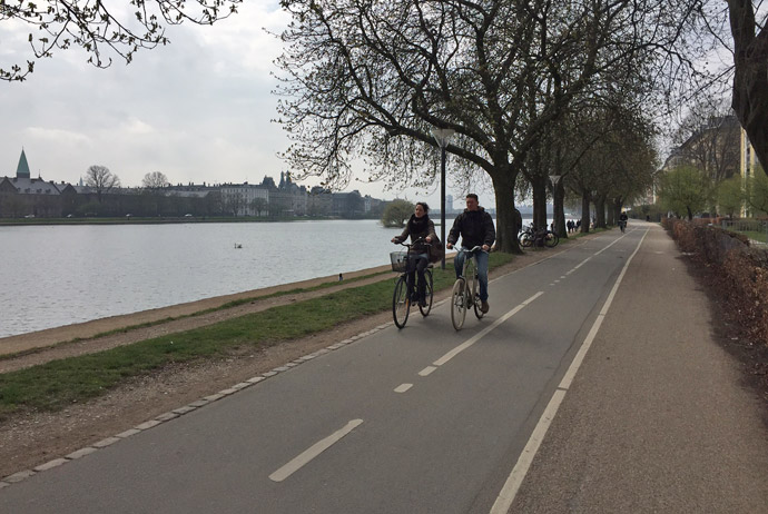 Cycling in Copenhagen