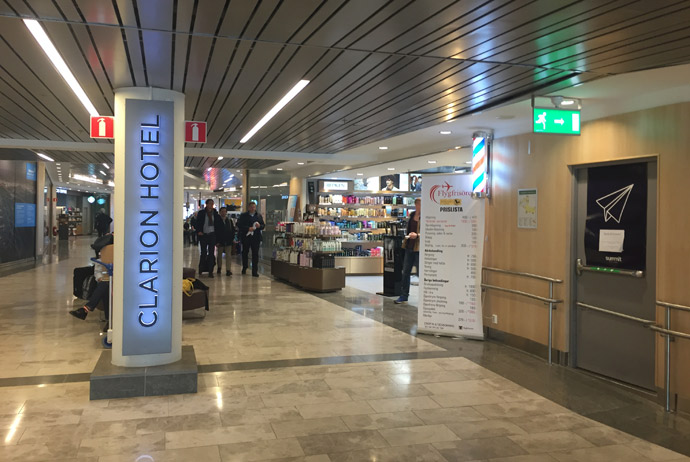 Hairdresser at Arlanda airport