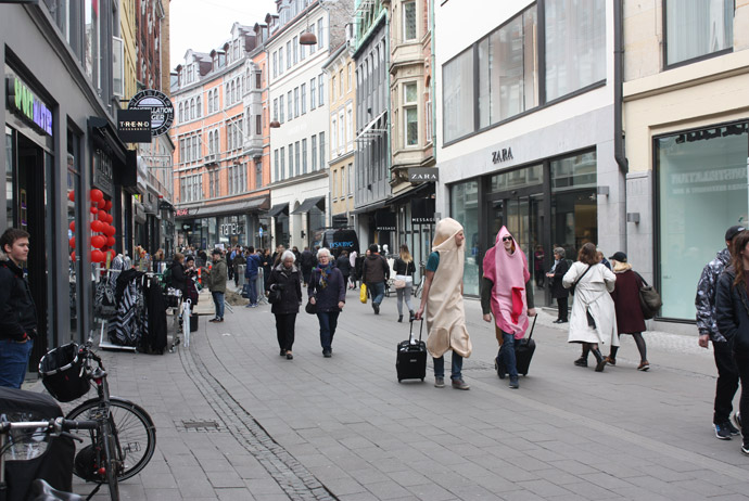 Out for a bit of shopping on Strøget