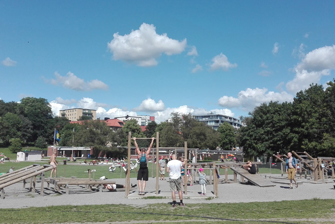 Gärdet outdoor gym