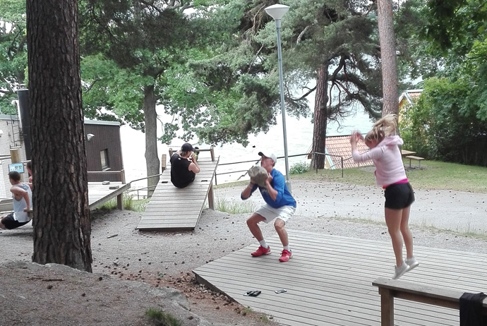 Solviks Utegym is an outdoor gym in Stockholm, Sweden