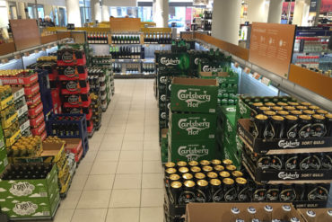 Beer on sale at Systembolaget in Sweden