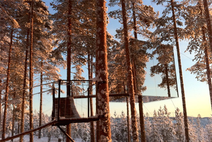 Treehotel is one of the most famous hotels in Sweden