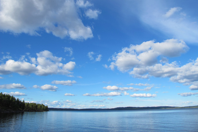 A lake in Glaskogen, Värmland, Sweden