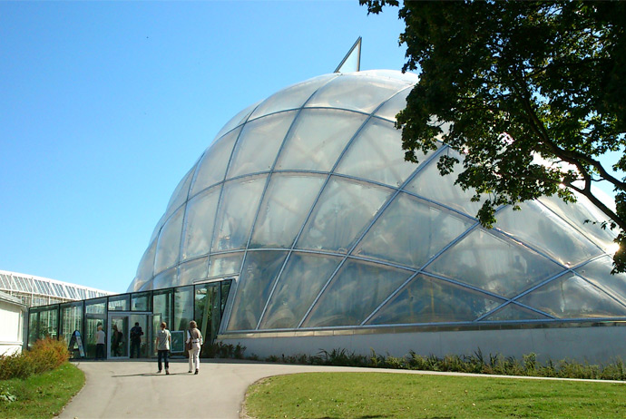 The botanical gardens in Aarhus, Denmark are free to visit