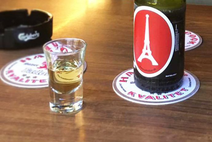 Eiffel bar is a cheap place to drink beer in Copenhagen