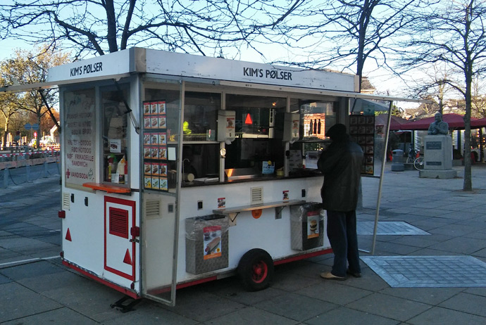 Gluten-free hot dogs in Copenhagen