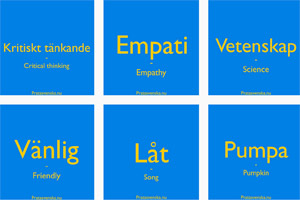 Some of Prata Svenska's free flashcards 