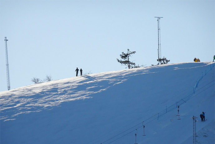 Skiing near Stockholm