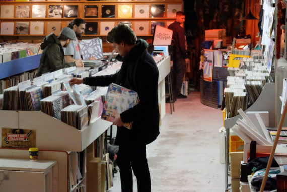 Snickars record shop in Stockholm