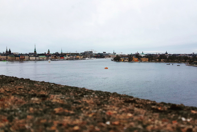 The view from Katarinavägen in Stockholm