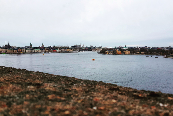 The view from Katarinavägen in Stockholm