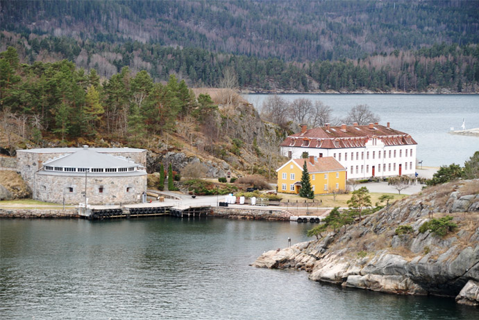Oscarsborg fortress in the Oslofjord