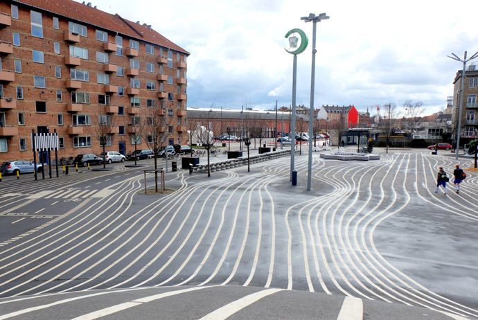 Superkilen is an unusual park in Copenhagen