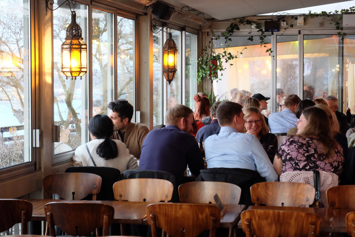 Hermans vegetarian restaurant in Stockholm