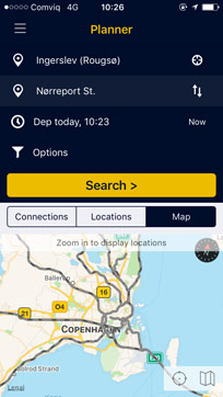 This is a handy app for getting around in Denmark