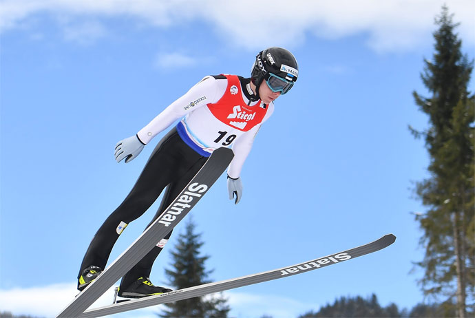 Nordic combined skiing championship in Lillehammer, Norway