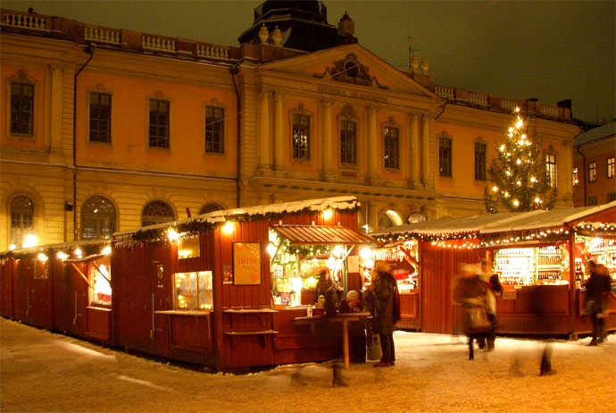 The Christmas market in Stockholm's Old Town