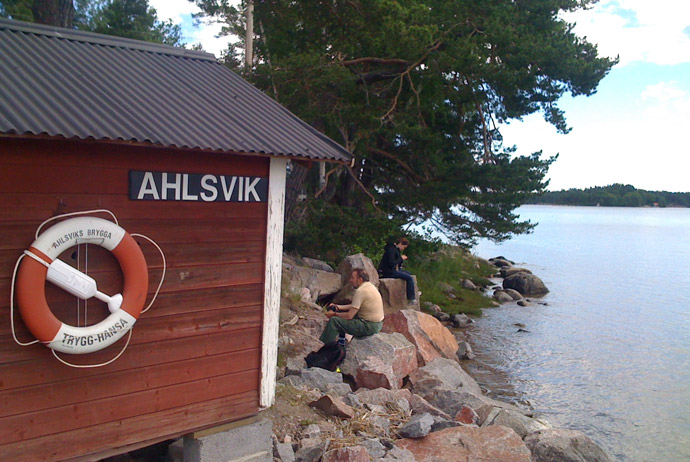 Svartsö is a good island to visit near Stockholm