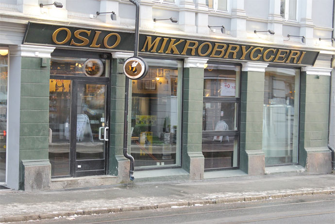 The microbrewery in Oslo