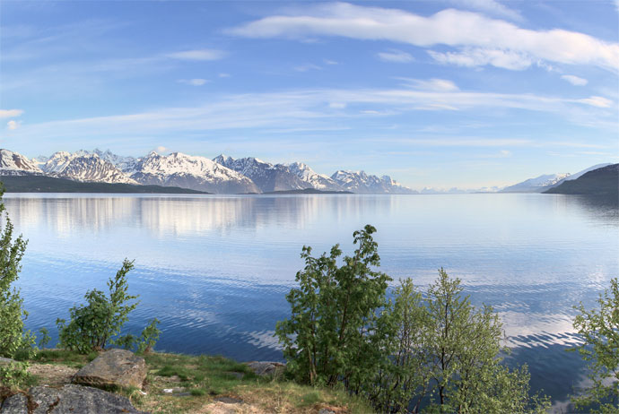 Lyngenfjord in Norway