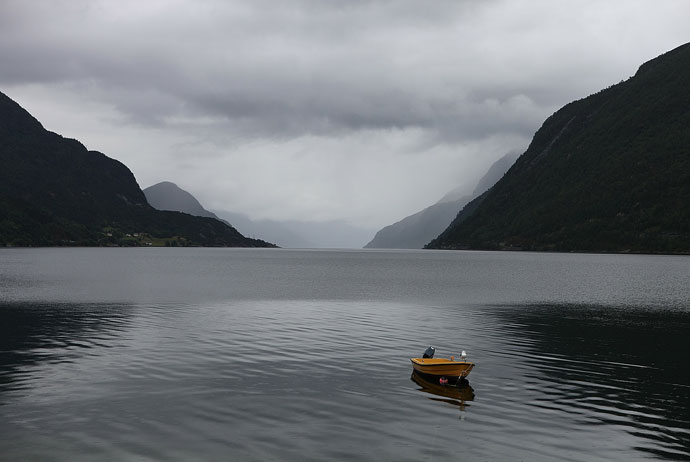Nordfjord is a pretty Norwegian fjord