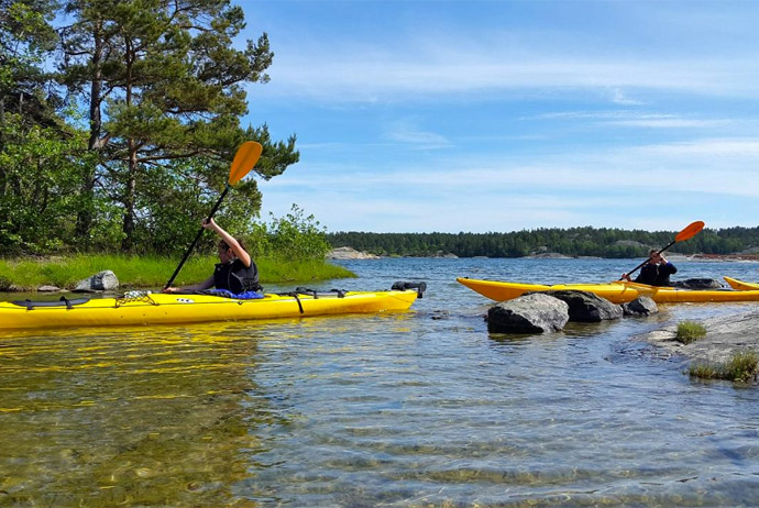 A one-day kayaking tour of the Stockholm Archipelago