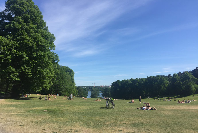 Brunnsviken is a great place for hiking and has lots of nice places to relax