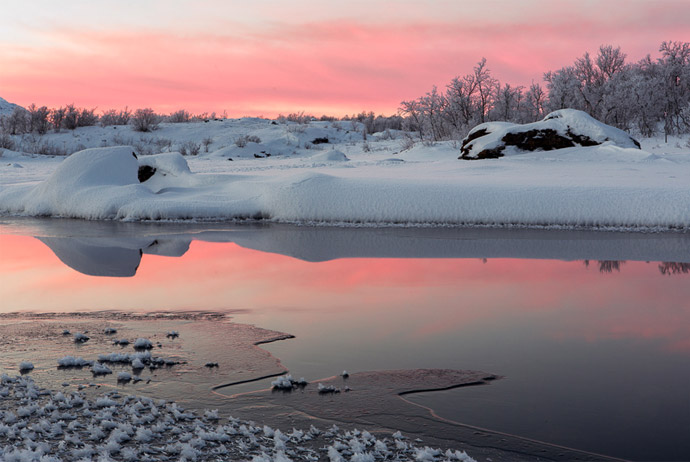 Landscape photography course in Swedish Lapland