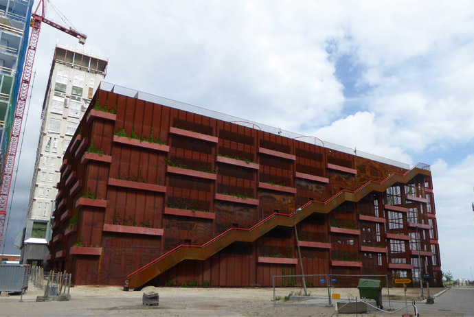 This old car park has been transformed into a rooftop hangout